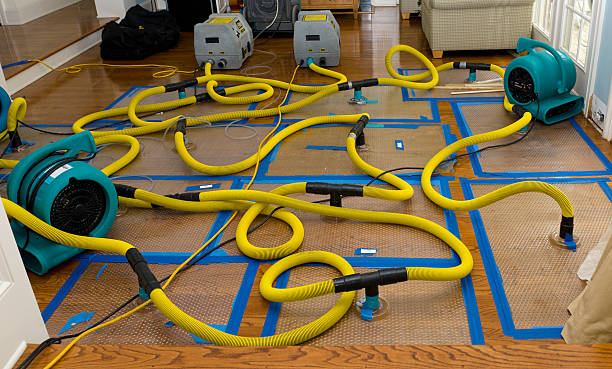 Professional Storm Water Damage Restoration technician working in Cambria, CA